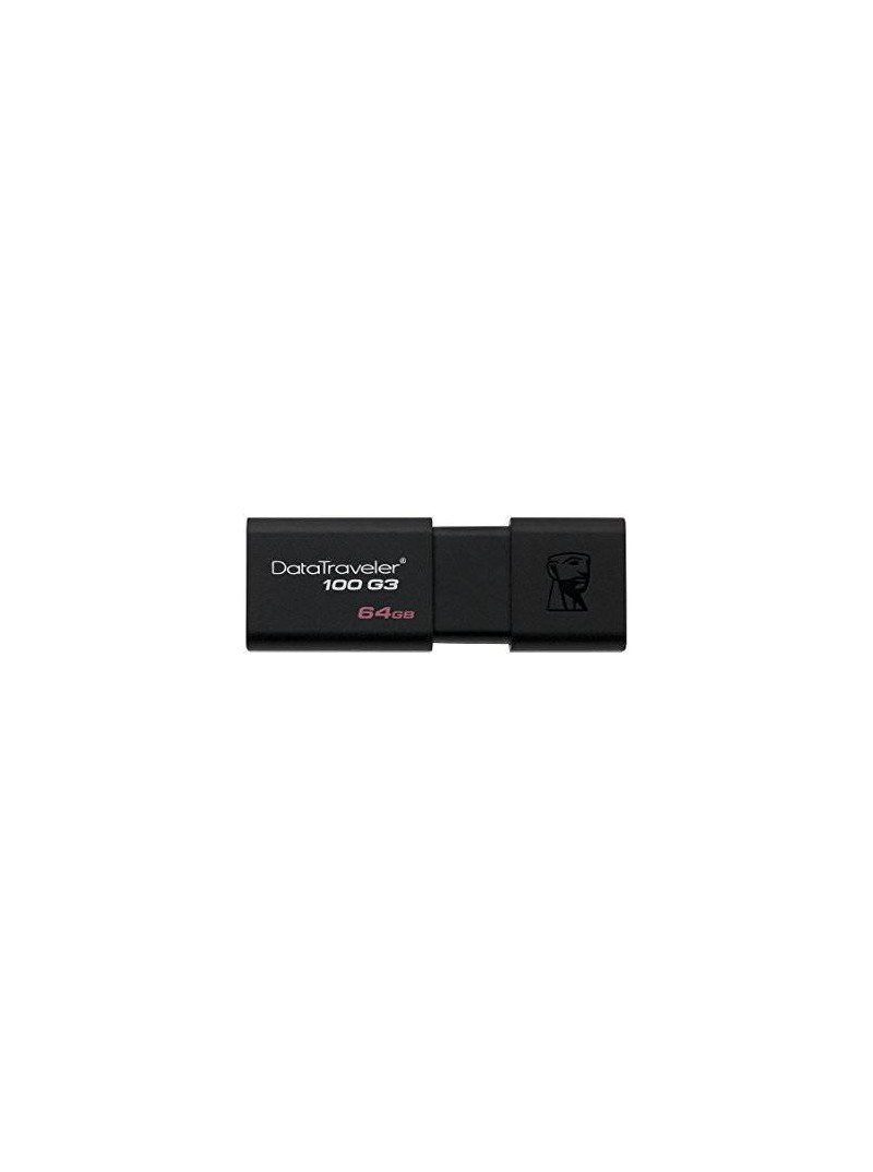 MEMORIA FLASH - PENDRIVE 64GB USB3.0 KINGSTON DT100 G3 - NEGRO