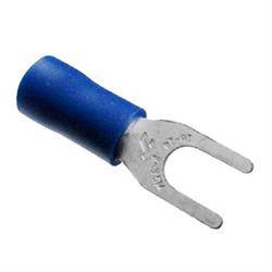 TERMINAL DE HORQUILLA PREAISLADOR - M4 4,3mm - CABLE 1,5mm - 2,5mm - AZUL - 1 UNIDAD