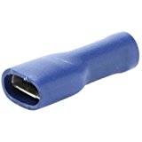 TERMINAL PLANO FASTON HEMBRA AISLADO 4,8mm - AZUL - 1 UNIDAD