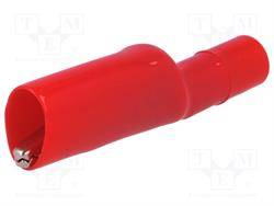PUNTAS PRUEBA PROFESIONALES - PINZA COCODRILO - CON CLICK RAPIDO - 10A  60V - ROJO