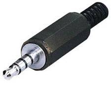 CONECTOR JACK MACHO 3,5mm MACHO - 4 VIAS - SOLDAR