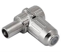 CONECTOR PROFESIONAL DE ANTENA TV - MACHO - 9,5mm - METALICO