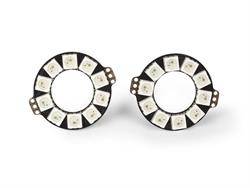CIRCULO LED RGB - COMPATIBLE CON ARDUINO - 32mm DIAMETRO - 3,3V A 5V - 2 UNIDADES
