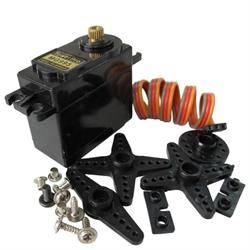 SERVO 360º - ENGRANAJES METALICOS - ARDUINO Y ROBOTICA - 4,8V A 7,2V - 40x19x43mm -  69GR