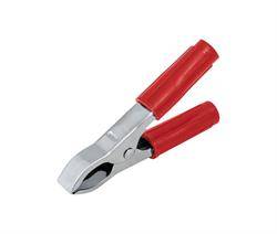 PINZA DE COCODRILO 15A - 80mm - ROJO - PARA SOLDAR