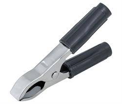 PINZA DE COCODRILO 50A - 105mm - NEGRO - PARA SOLDAR