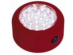 LAMPARA DE TRABAJO LED - PEREL - MAGNÉTICA - CON GANCHO DE SUSPENSIÓN - 24 LEDs - ABS