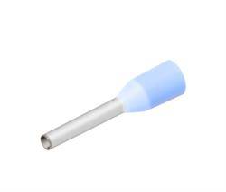 PUNTA HUECA PARA CABLE - PREAISLADA - CABLE DE 0,75mm - AZUL - BOLSA 100 UNIDADES