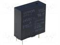 RELE ELECTROMAGNETICO OMRON - SPDT -  24VDC 5A - 250VCA  1Cto - 23,8x23,8x9,85mm