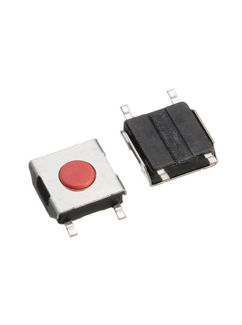 MICRO PULSADOR DE TACTO DIP 4 PIN - (ON) OFF - PARA PCB SUPERFICIE - 6x6x2,5mm