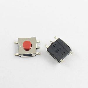 MICRO PULSADOR DE TACTO DIP 4 PIN - (ON) OFF - PARA PCB SUPERFICIE - 6x6x3,7mm