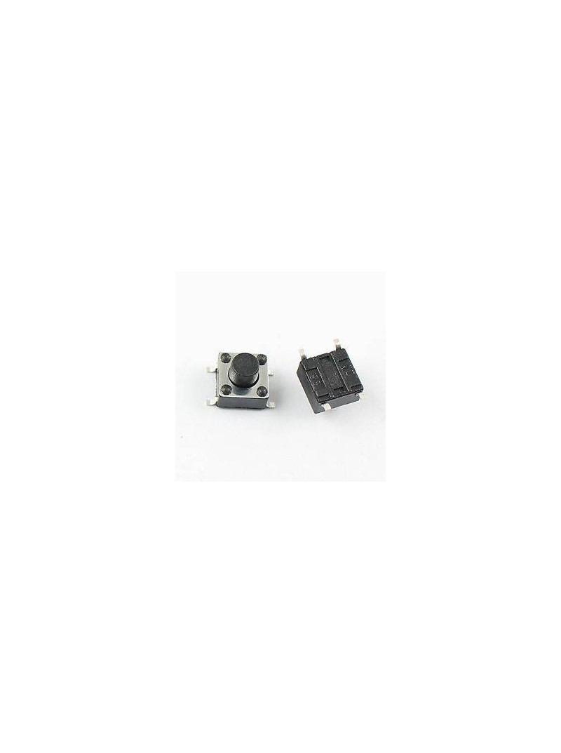 MICRO PULSADOR DE TACTO DIP 4 PIN - (ON) OFF - PARA PCB SUPERFICIE - 6x6x7mm