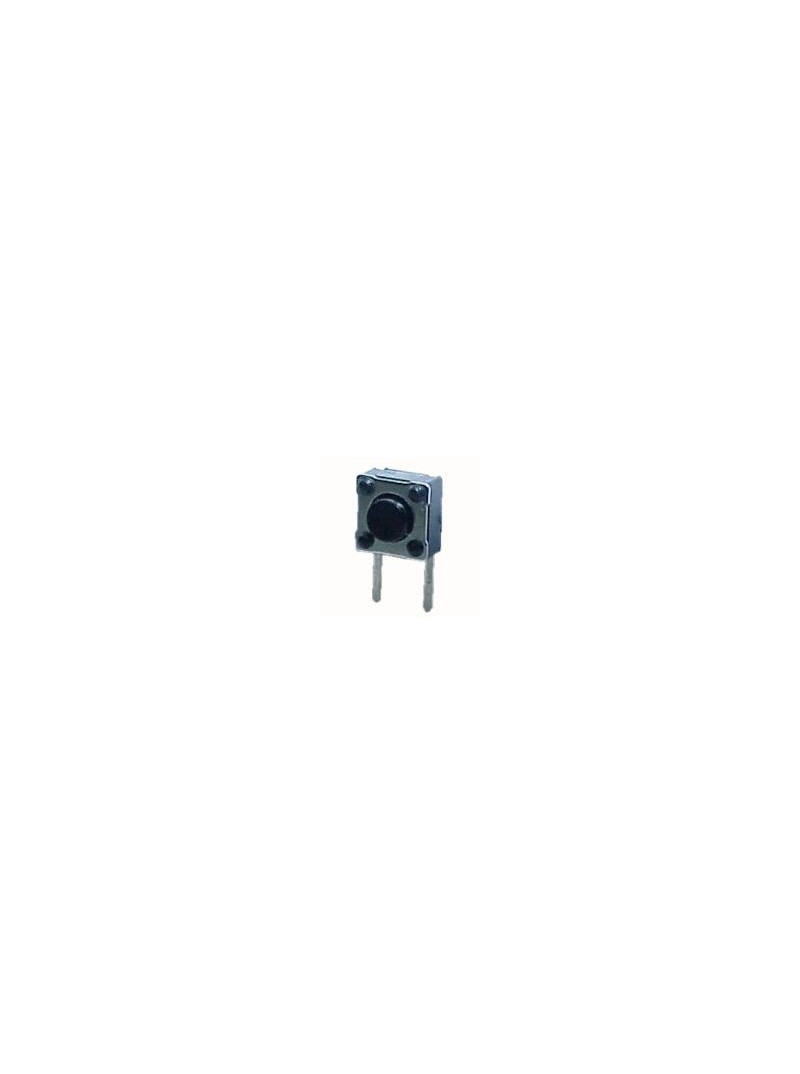 MICRO PULSADOR DE TACTO DIP 2 PIN - (ON) OFF - PARA PCB PASANTE - 6x6x4.3mm - VERTICAL