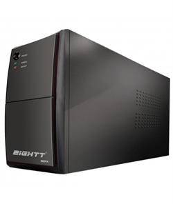 SAI EIGHT OFFLINE y AVR AUTOMATICO - 1050VA - x3 SCHUKO - LEDs ESTADO - 350x190x120mm