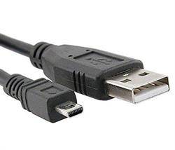 CONEXION USB A 2.0 MACHO - USB B MINI MACHO 8 PIN - NIKON - 1 METRO - NEGRO - CON FERRITA
