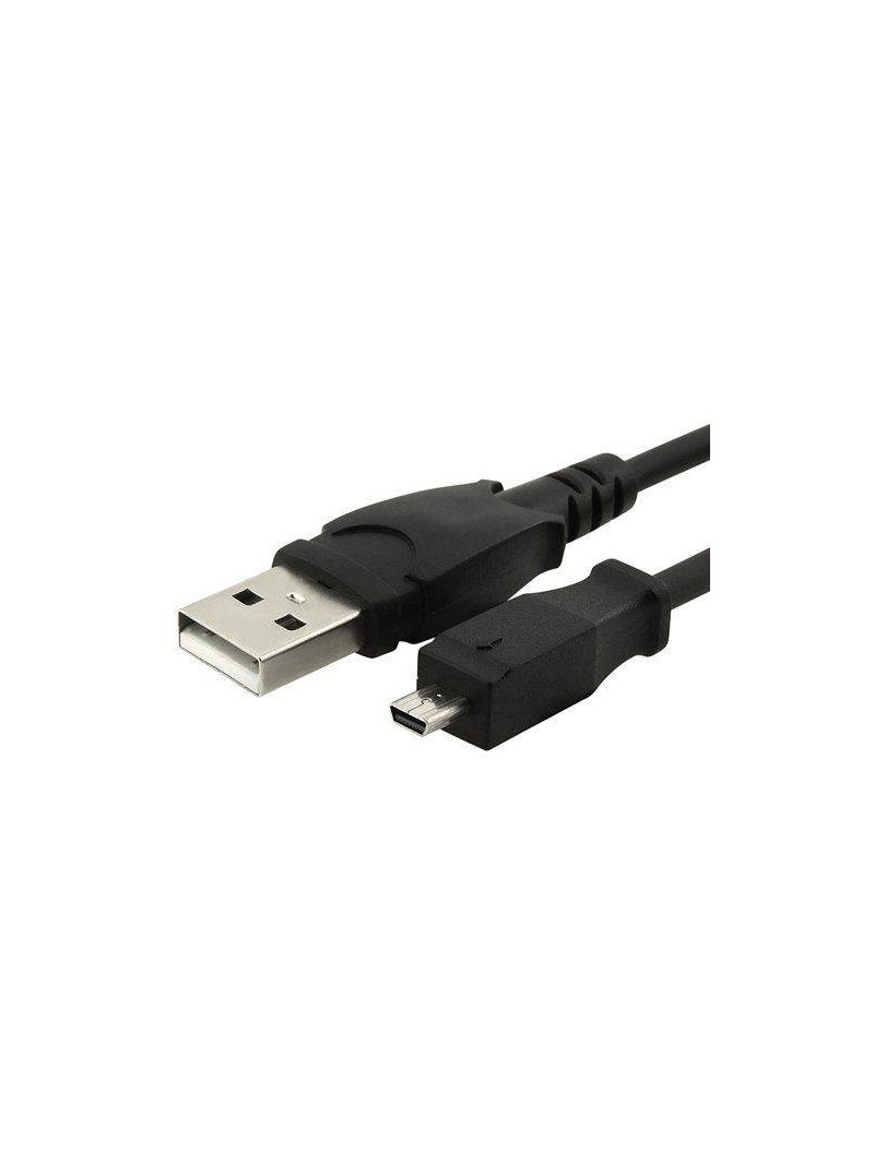 CONEXION USB A 2.0 MACHO - U8 8PIN KODAK - 1 METRO - NEGRO - CON FERRITA