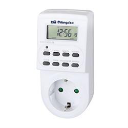 TEMPORIZADOR SEMANAL DIGITAL ORBEGOZO - 3600W 16A