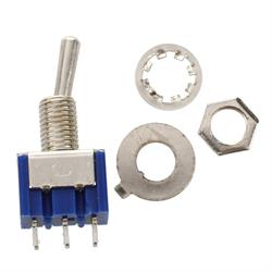 INTERRUPTOR PALANCA MINIATURA SPDT -  3 POSICIONES - 6A / 125VAC  ON - OFF - ON