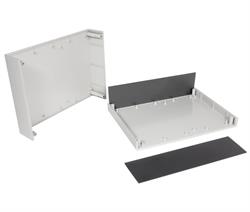 CARCASA - CAJA DE MONTAJE UNIVERSAL 220x165x65mm- PLASTICO ABS - NEGRO