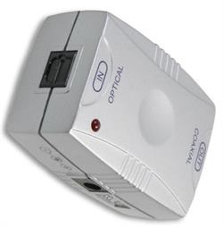CONVERTIDOR / ADAPTADOR DE AUDIO SEÑAL DIGITAL - ENTRADA OPTICA A SALIDA COAXIAL