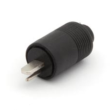 CONECTOR DE AUDIO PUNTO RAYA - MACHO - MONTAJE A TORNILLO - ALTAVOZ