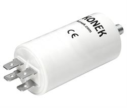 CONDENSADOR POLIPROPILENO PARA ARRANQUE DE MOTOR 1,5UF 450VCA 5% - 34x65mm - FASTON