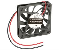 VENTILADOR 60X60X10 - 24VDC - COJINETE - 2 HILOS