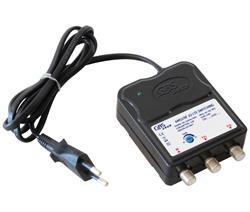 AMPLIFICADOR DE INTERIOR GBS TV 1 ENTRADA - 2 SALIDAS - CON FILTRO LTE - DE 10 a 25dBs
