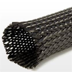 CAJA DE FUNDA DE POLIESTER TRENZADA - DE 5,5 a 11mm DIAMETRO - NEGRO - 15 METROS
