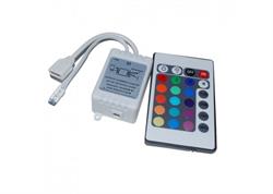 CONTROLADO RGB PARA TIRAS LED - 12VDC -  CON MANDO DE 24 BOTONES