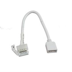 CONEXION DIRECTA PARA TIRAS LED RGB 10mm - HEMBRA PRESION A CONECTOR 4 PIN - CABLE DE 16cm