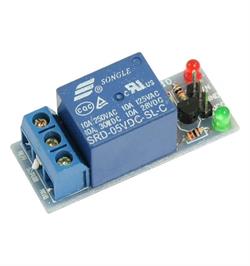 MODULO 1 CANAL A RELE 5V COMPATIBLE CON ARDUINO - CONTACTOS RELE 10A 250VAC