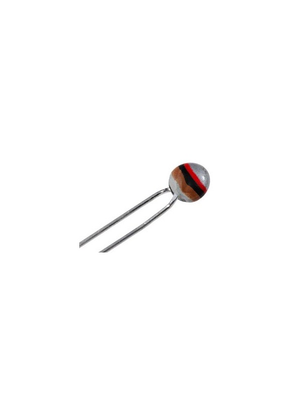 TERMISTOR NTC 1K - 0.5W - DE -55 a +100 °C - DIAMETRO 6,5mm Termist...
