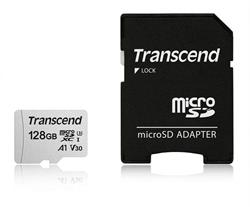 MEMORIA MICRO SD UHS-I 128GB TRANSCEND - CON ADAPTADOR A SD - SDXC