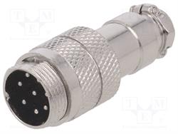CONECTOR MACHO DE MICROFONO 8 PIN 16mm - AEREO