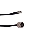 CONEXION N MACHO A SMA MACHO - 15 METROS - NEGRO - CABLE RG58