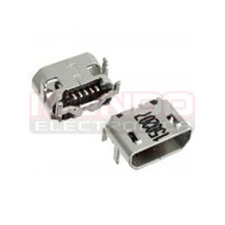 CONECTOR MICRO USB - 5 PINES - ANCLADO 4 PATILLAS A 6.8mm PARA SONY XPERIA