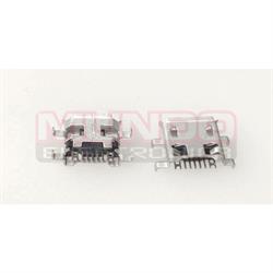 CONECTOR MICRO USB - 7 PINES - ANCLADO 4 PATILLAS A 10.7mm