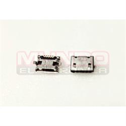 CONECTOR MICRO USB - 5 PINES - SMD 2 PATILLAS A 9mm