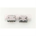 CONECTOR MICRO USB - 5 PINES LARGO - SMD 2 PATILLAS A 10.9mm