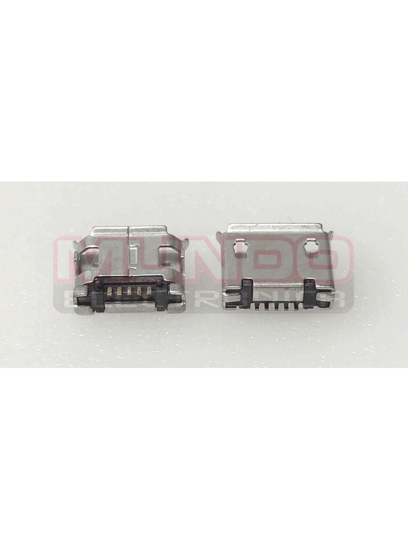 CONECTOR MICRO USB - 5 PINES - ANCLADO 2 PATILLAS A 6.8mm TIPO 1