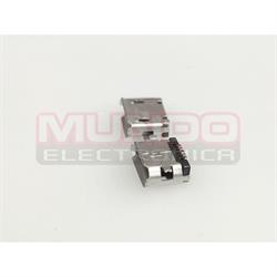CONECTOR MICRO USB - 5 PINES -SMD 2 PATILLAS A 6.8mm TIPO 1