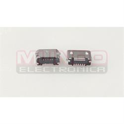CONECTOR MICRO USB - 5 PINES -SMD 2 PATILLAS A 6.8mm TIPO 2