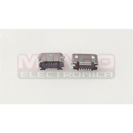 CONECTOR MICRO USB - 5 PINES -SMD 2 PATILLAS A 6.8mm TIPO 2