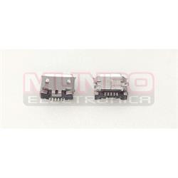 CONECTOR MICRO USB - 5 PINES -SMD 2 PATILLAS A 6.8mm TIPO 3