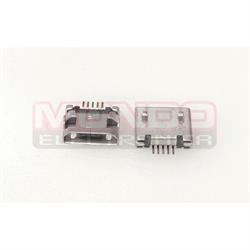 CONECTOR MICRO USB - 5 PINES LARGO - ANCLADO 2 PATILLAS A 6.8mm