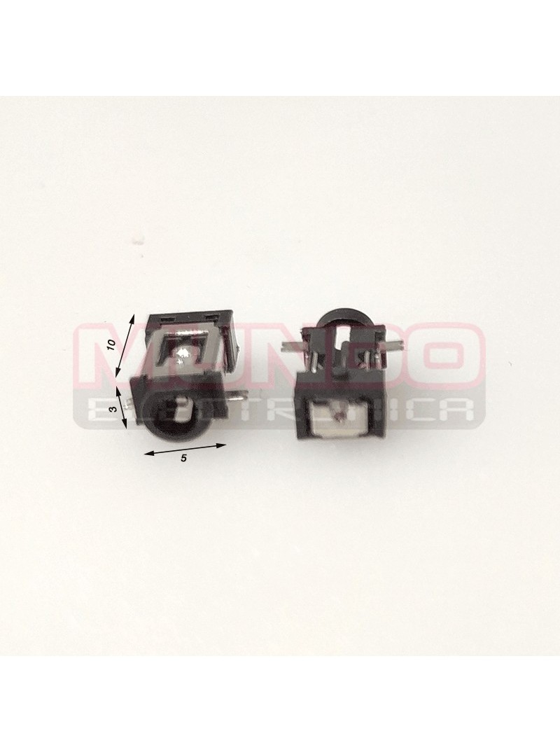 CONECTOR JACK DE ALIMENTACION - SMD 3 PIN - 5x10x3mm TIPO 2