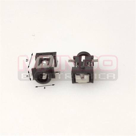 CONECTOR JACK DE ALIMENTACION - SMD 3 PIN - 5x10x3mm TIPO 2