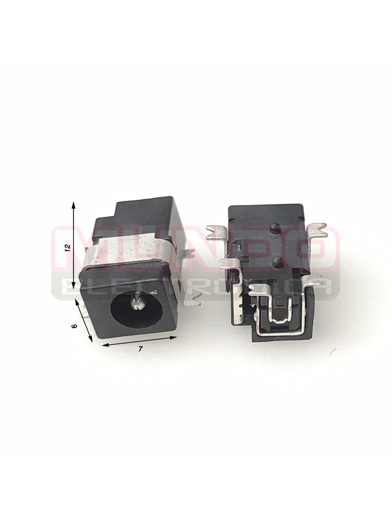 CONECTOR JACK DE ALIMENTACION - SMD 5 PIN - 7x12x6mm