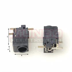 CONECTOR JACK DE ALIMENTACION - SMD 3 PIN - 6x11x5mm